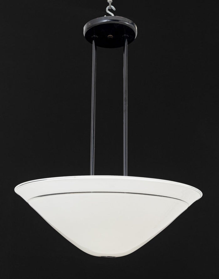 Italian Postmodern Glass Pendant Light