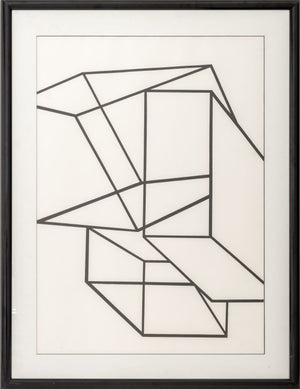 Al Held Untitled (Cubes) Lithograph, 1969 (9779029115187)