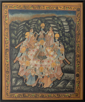 Indian Pichwai Painting, 19th C. (9846980706611)