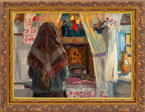 Andrei Potapenko Interior Scene Oil on Canvas (9804752290099)