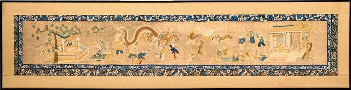 Chinese Lunar New Year Festival Silk Tapestry