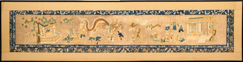 Chinese Lunar New Year Festival Silk Tapestry