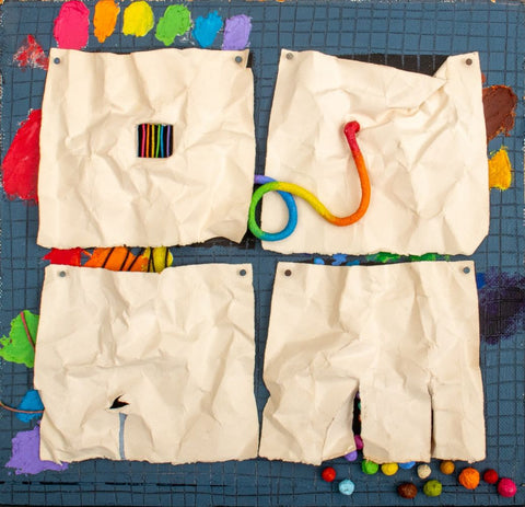 Domenick Capobianco Abstract Mixed Media Collage