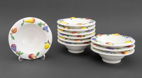 Italian Painted Ceramic Bowls, 10