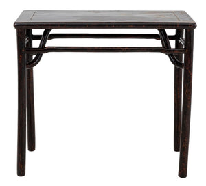 Chinese Black Lacquered Altar Table