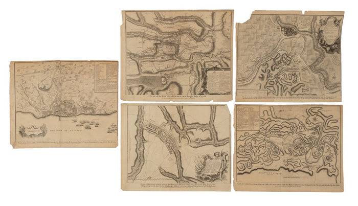 James Basire Battle Map Engravings, 5