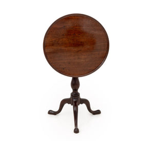 George III Style Mahogany Tripod Table