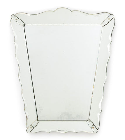 Vintage Venetian Style Framed Beveled Glass Mirror