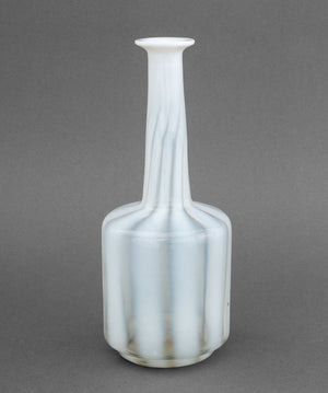 French Opaline Glass Bottle Vase