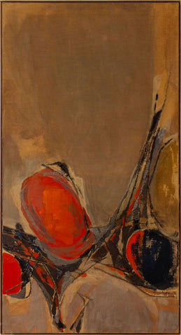 Marc Heine Abstract Composition Mixed Media