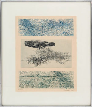 Gabor Peterdi "The Sea Shines" Etching, 1966 (9825463861555)