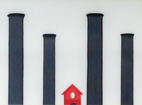 Stuart Hawkins Little Red House C-Print, 2001