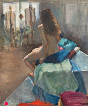 Judy Wild "Study of Sally's Back" Oil, 1980
