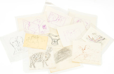 Eva Bouzard-Hui Surrealist Mixed Media, 11