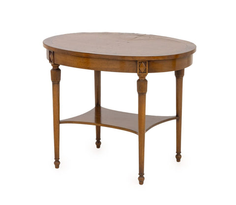 American Oval Walnut Occasional Table