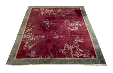 Nichols Chinese Art Deco Carpet, 12' 6