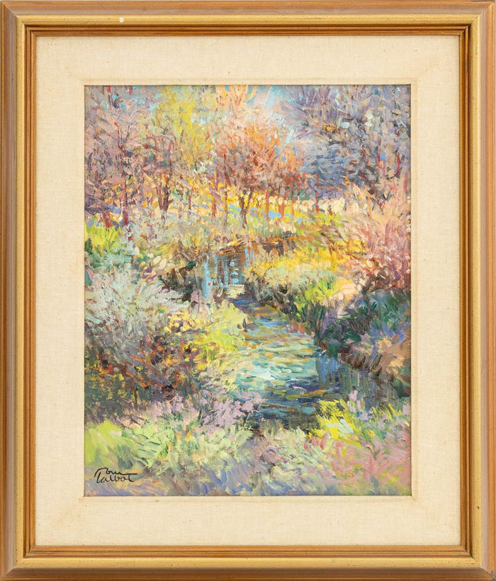 Tom Talbot "Fabric" Oil on Canvas