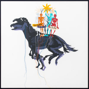 Lesley Dill Ecstasy Skeletons Mixed Media (9898427679027)