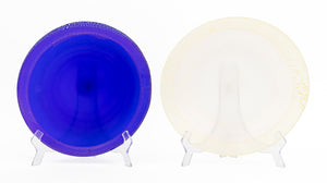 Murano Gold-Flecked Glass Centerpiece Bowls, 2 (9835733811507)