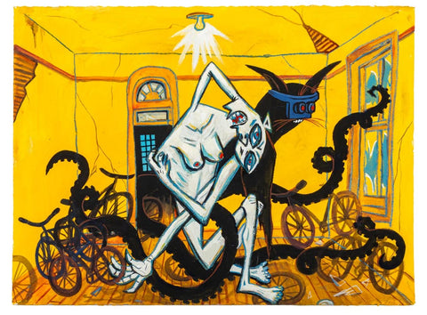 Rick Prol Untitled Mixed Media on Paper, 2014