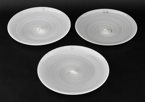 Venini Murano Latticino Chargers, 3