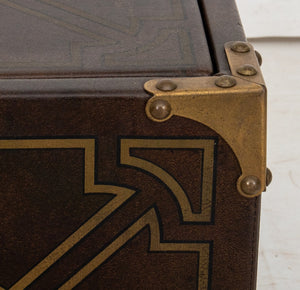 Modern Leather Convertible Storage Cube & Ottoman (8920566202675)