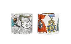 Fornasetti Porcelain Tableware, 2 Pcs.