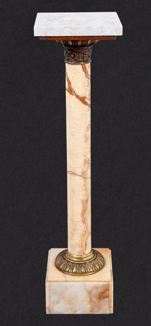 French Gilt Metal Mounted Onyx Pedestal (9808374464819)