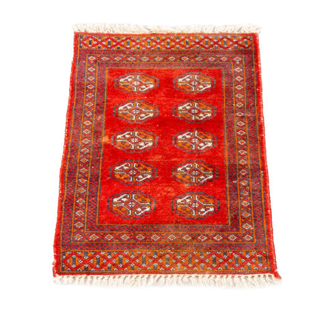 Persian Turkmen Prayer Rug, 2' 11