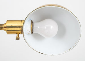 Mid Century Modern Brass Floor Lamp (8920558174515)