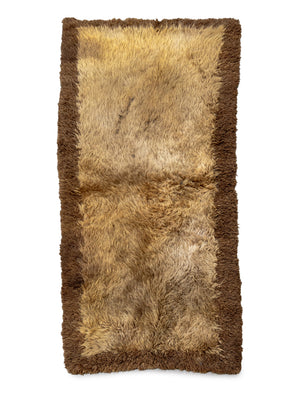 Scandinavian Modern Rya Rug, 6' 1" x 2' 10"