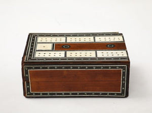 19th Century Vintage Ivory Cribbage Box (9002100687155)