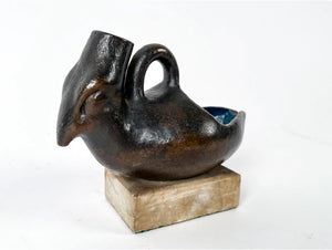 Early 20th Century Bronze Bird Sculpture (9002051567923)