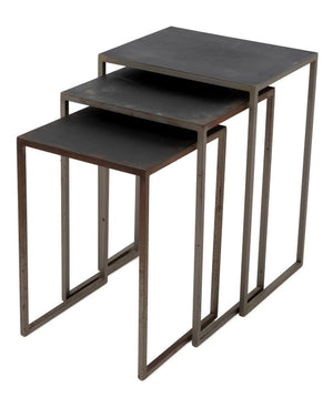 Modern Wrought Iron Nesting Tables, 3 (9808439705907)