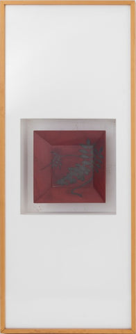 Japanese Framed Art Pottery Sculpture