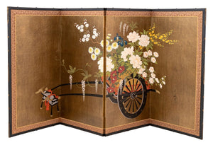 Japanese 4-Panel Byobu Screen (9894800556339)