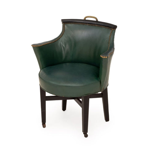 Regency Style Upholstered Ebonized Armchair