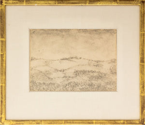 Arnold Friedman Hilly Landscape Graphite (9894836994355)