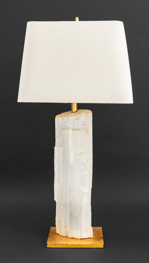 Modern Selenite Crystal Lamp (9894845382963)