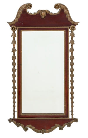 Louis XVI Style Mahogany Wall Mirror (9843529318707)