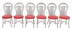 French Style Balloon Back Steel Side Chairs, 6 (9842472714547)