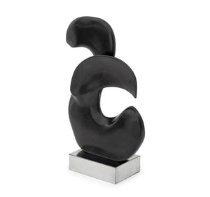 Bill Barrett Abstract Carved Stone Sculpture