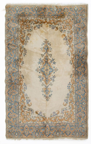 Kerman Wool Carpet,  4' 11" x 2' 11"