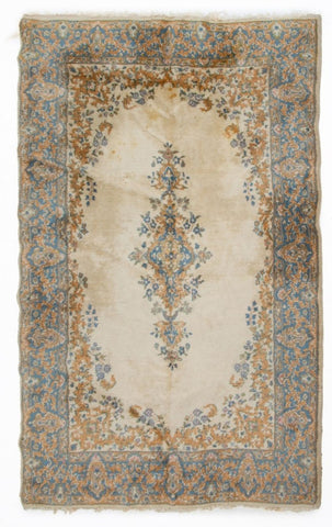 Kerman Wool Carpet,  4' 11