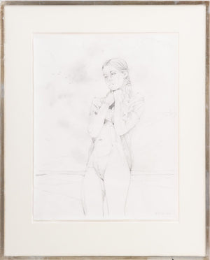 Martin Eder "Nach Hause" Graphite on Paper