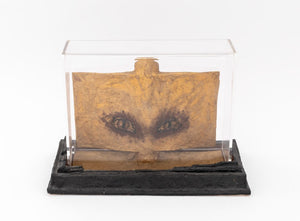 Outsider Art Gilt Painted Papier Mache Sculpture