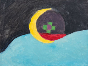 Domenick Capobianco Abstract Acrylic on Board (9856372408627)