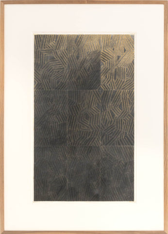 Joseph L. Gardella Op Art Composition Mixed Media