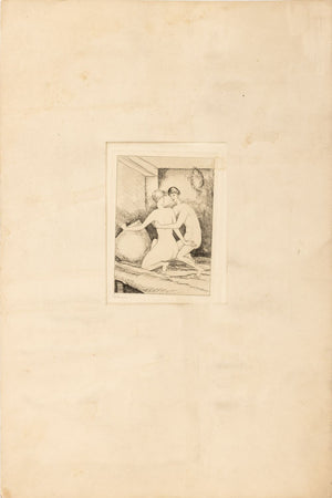 Jean-Emile Laboureur "Ovid Amores" Etching