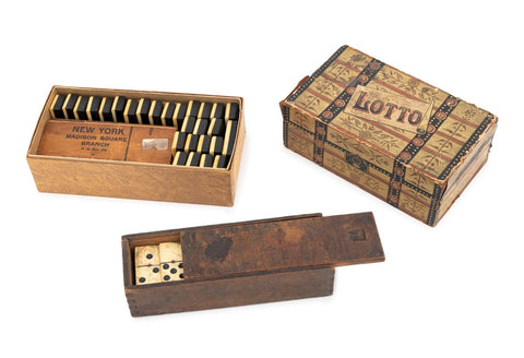 Collection of Antique American Game Sets, 4